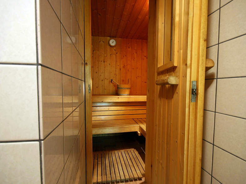 Sauna in der Hütte