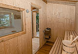 Hütte mit Sauna