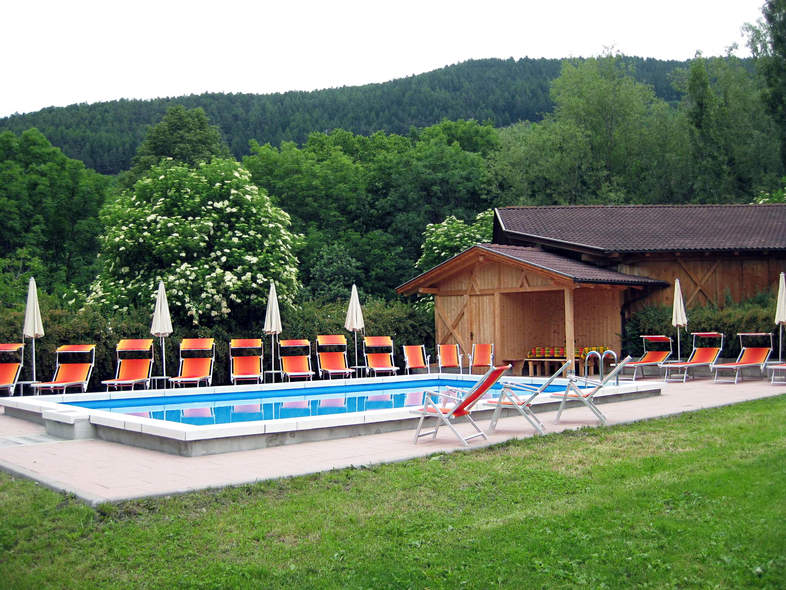 Gartenhütte mit Pool