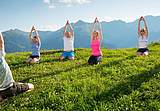 Yoga-Wanderung in den Bergen des Grossarltals