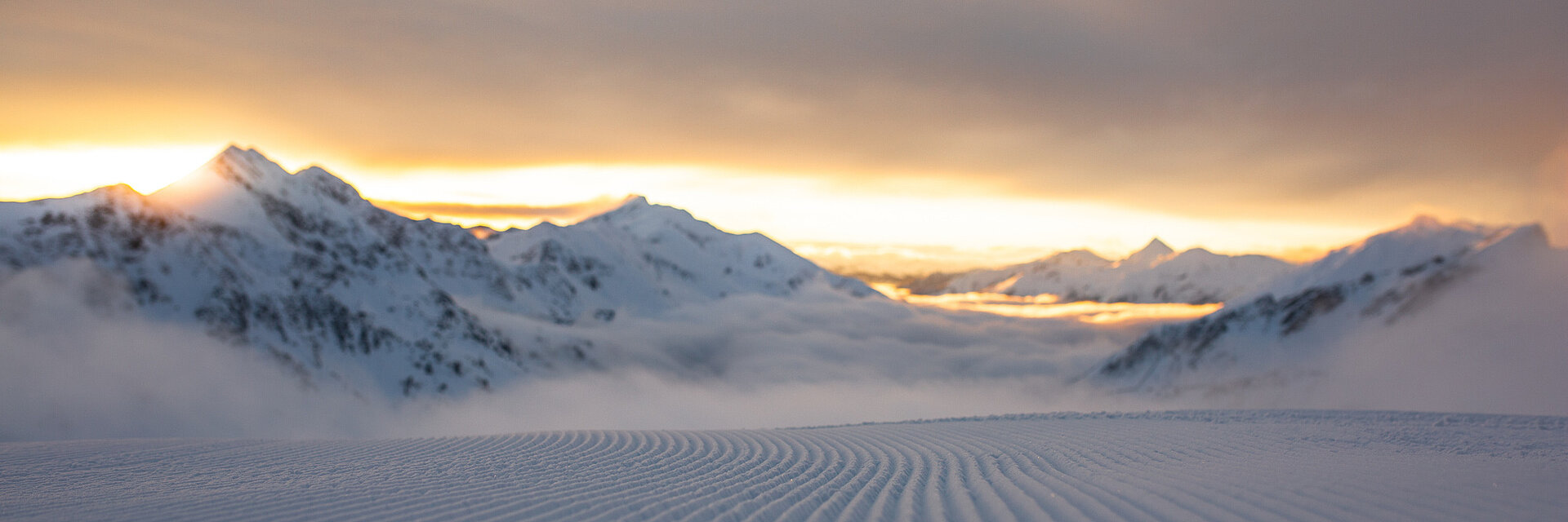 Mit Almliesl Hüttenurlaub buchen Die frisch preparierte Piste im Almliesl Hüttenurlaub im Winter