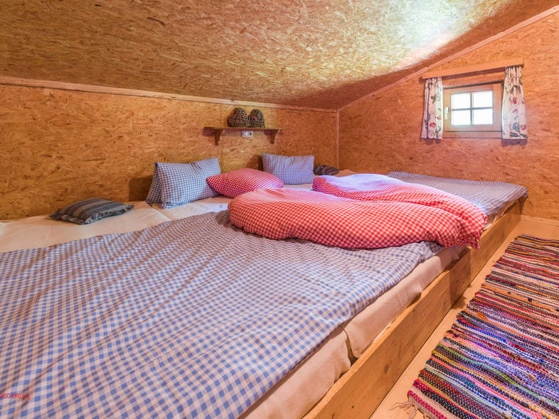 Bettenlager auf der Hütte
