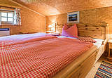 Schlafzimmer auf der Hütte