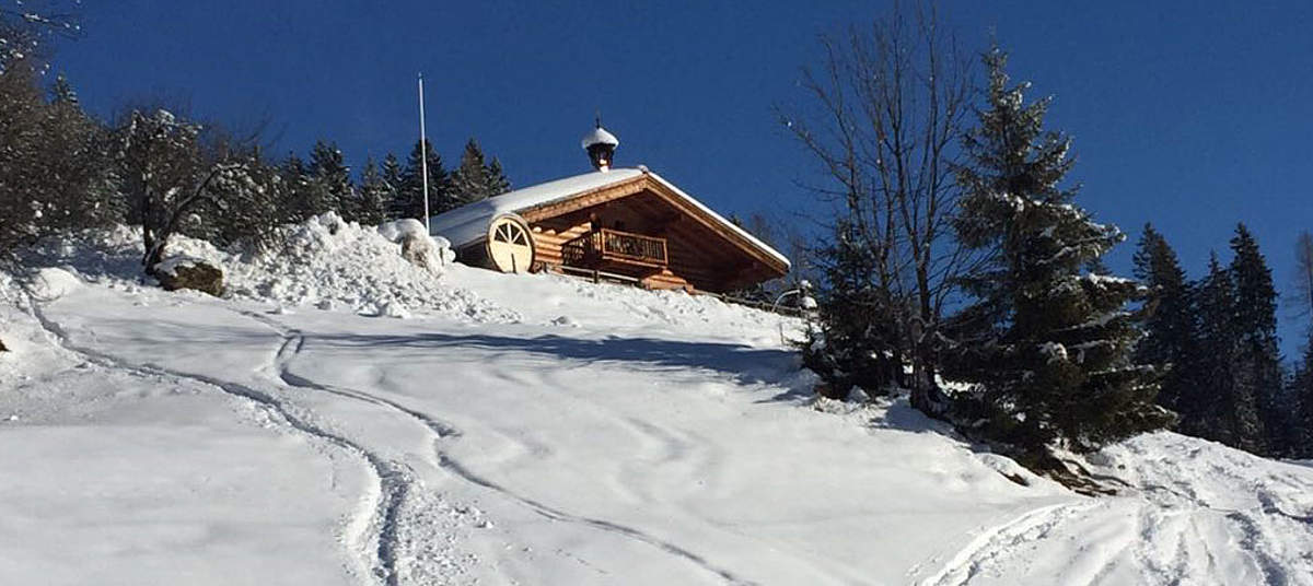 Winterurlaub in der Hütte