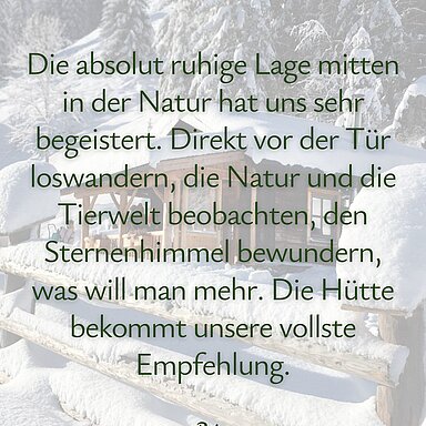 Liebe Petra, vielen Dank für deine tolle Bewertung! Wir freuen uns, dass du eine schöne Zeit bei uns hattest und wenn du bei deiner nächsten Urlaubsplanung wieder an Almliesl denkst.